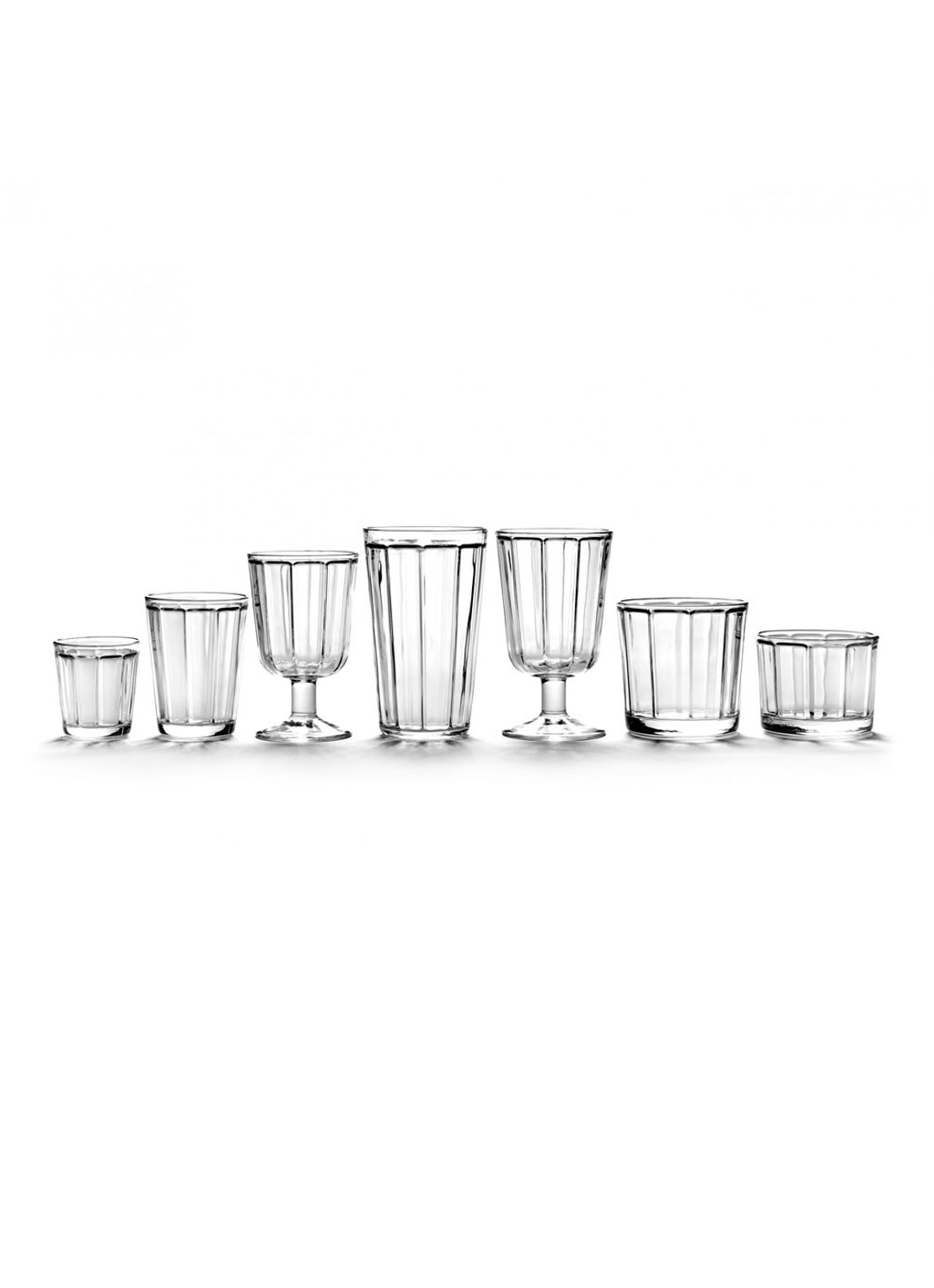 Serax Surface longdrinkglas 38 cl - detail 4 transparant