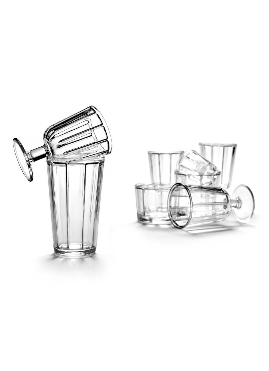 Serax Surface longdrinkglas 38 cl - voorkant 2 transparant