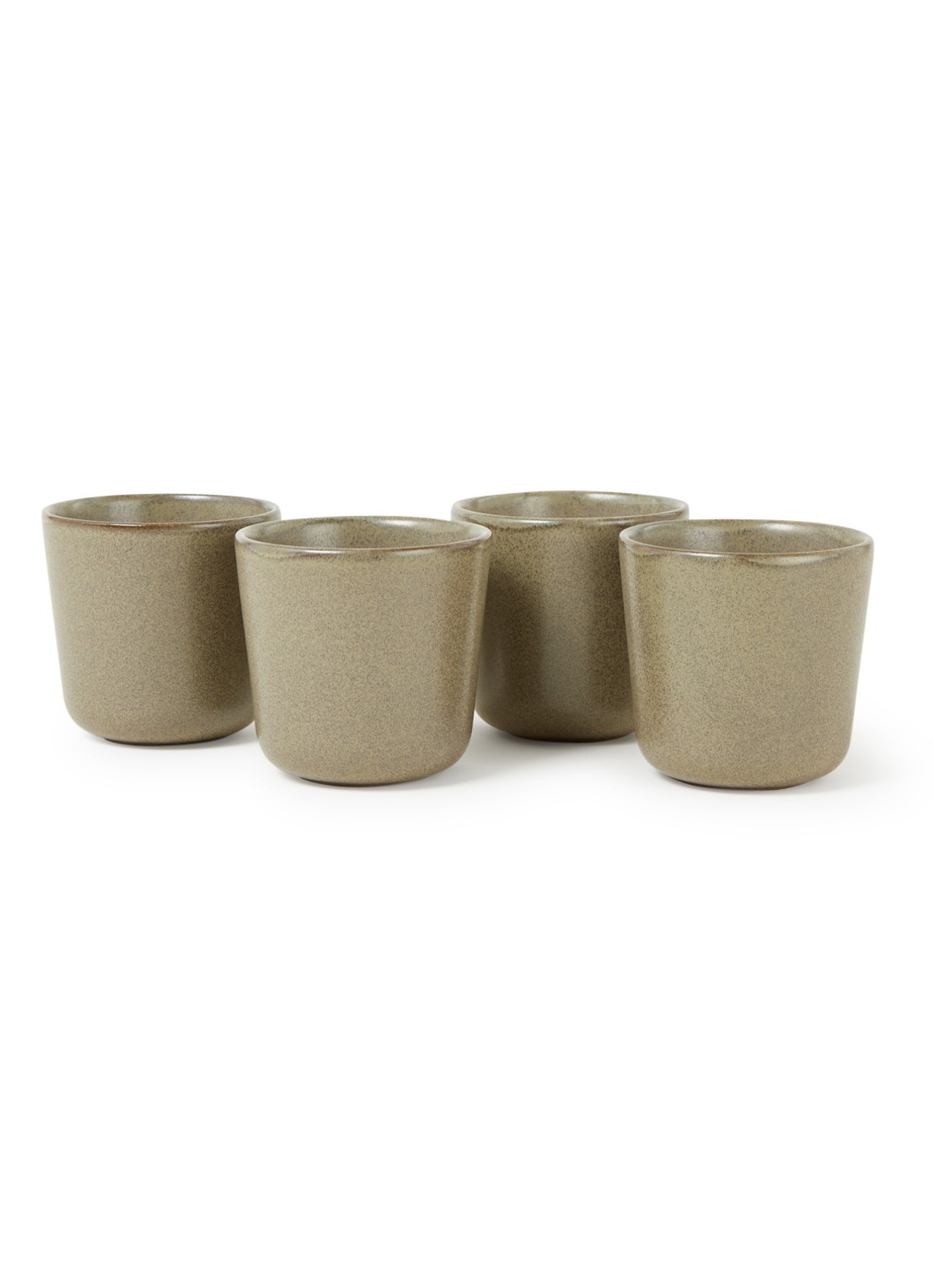 Serax Surface mok 30 cl set van 4 - voorkant groen