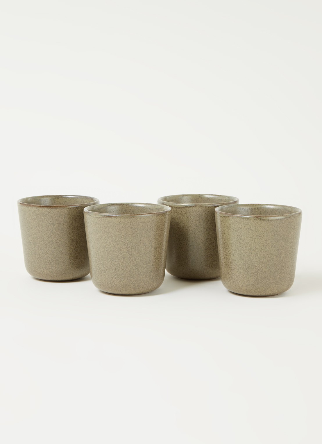 Serax Surface mok 30 cl set van 4 - voorkant 2 groen