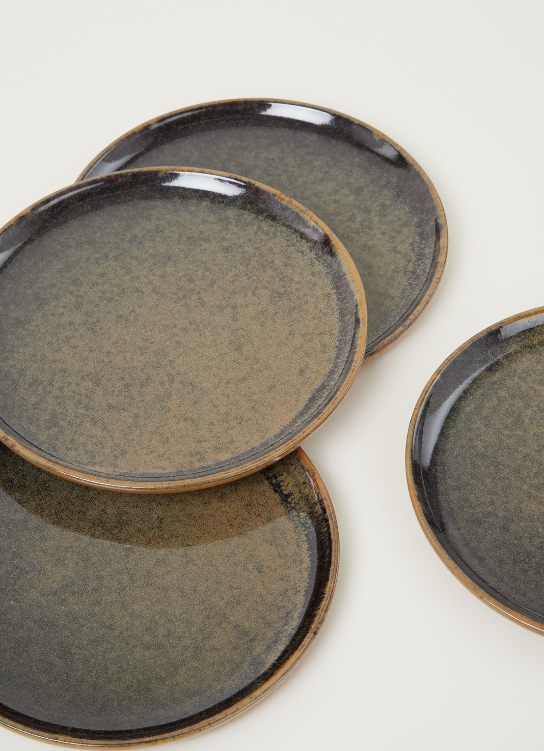 Serax Surface ontbijtbord 21 cm set van 4 - detail 3 bruin