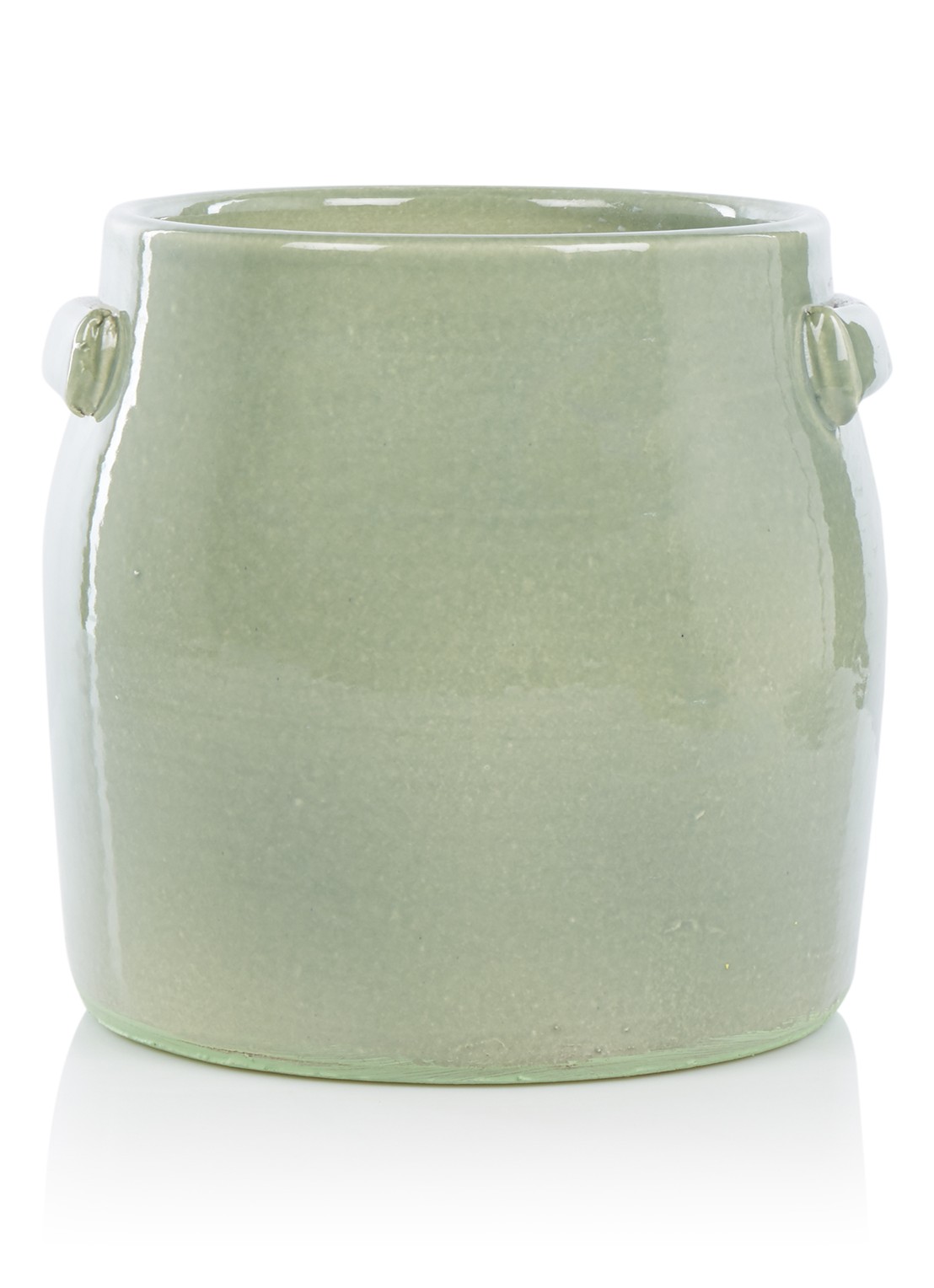 Serax Tabor bloempot M voor binnen Ø20 cm - voorkant mint