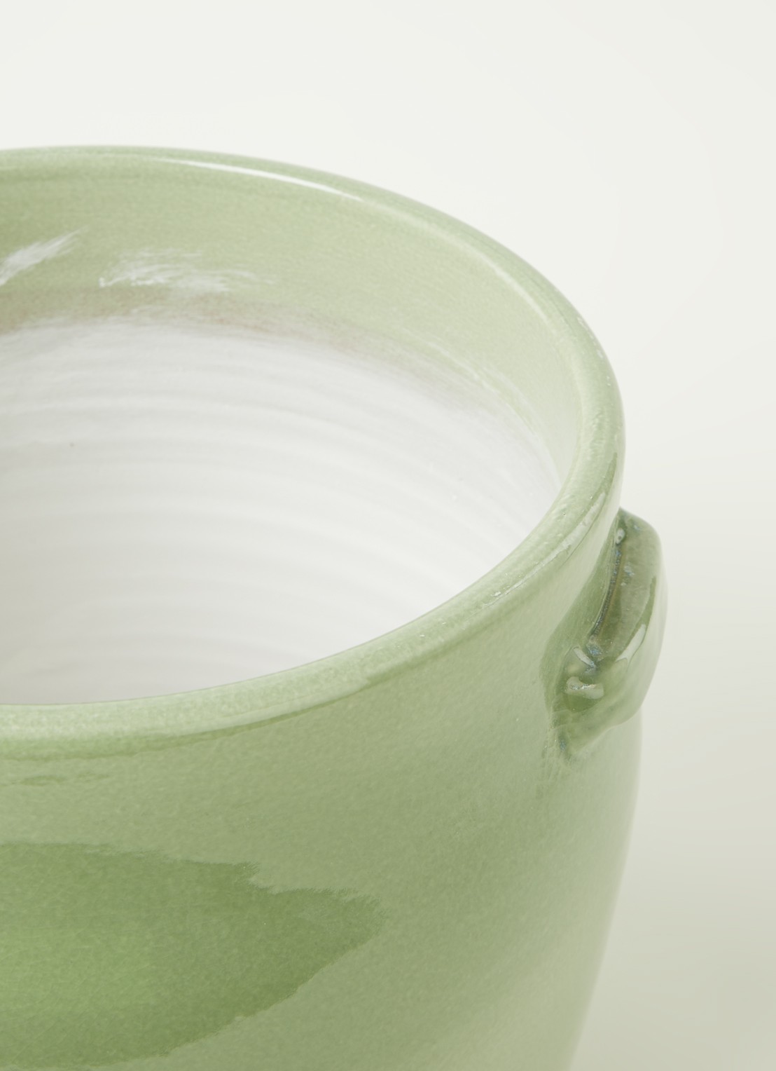 Serax Tabor sierpot 30 cm  - detail lindegroen