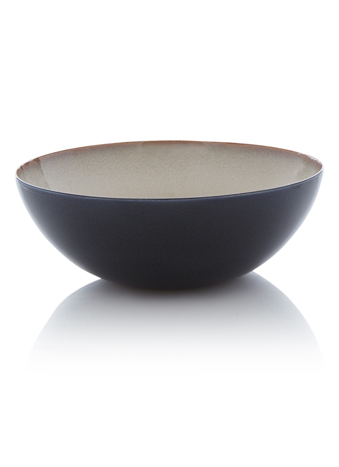Serax Terres de Rêves kom 18 cm - voorkant 2 antraciet