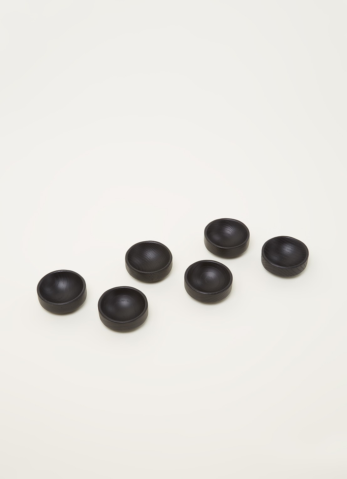 Serax Theetip 6 cm set van 6 - voorkant 3 zwart