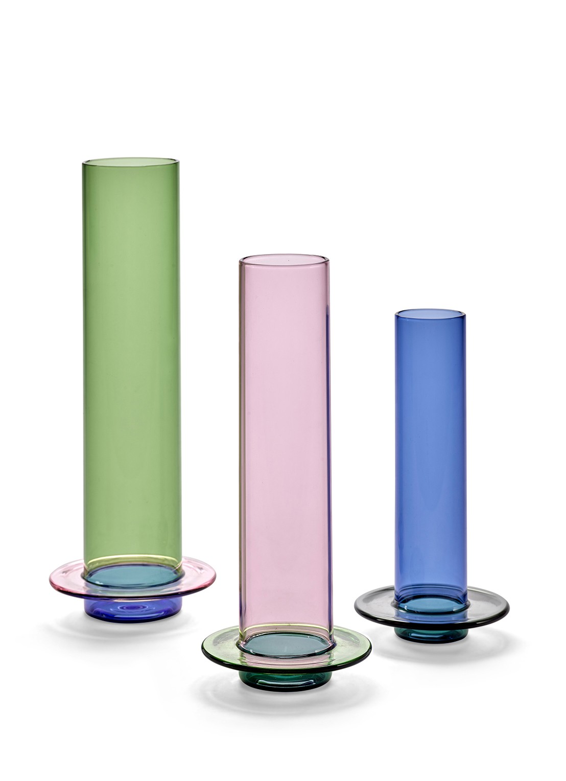 Serax Vaas van borosilicaatglas L 32.5 cm - detail 2 multicolor