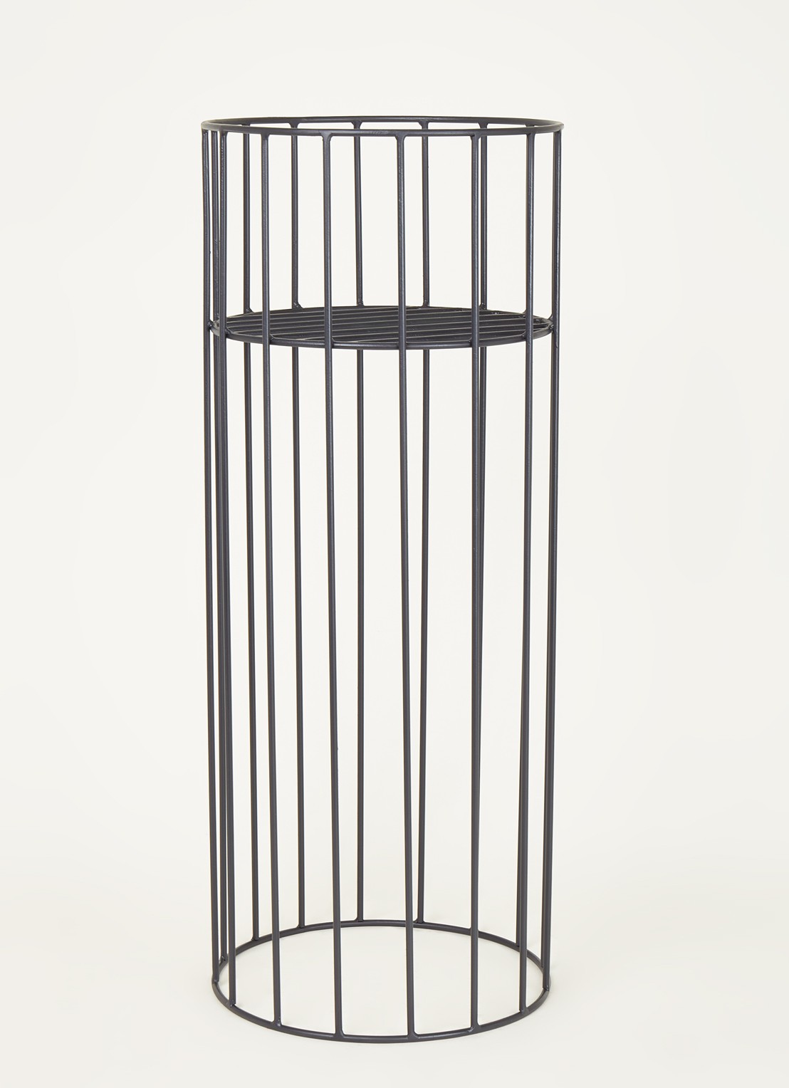 Serax Vasaro plantenstandaard van ijzer voor binnen Ø30 cm  - voorkant 2 zwart
