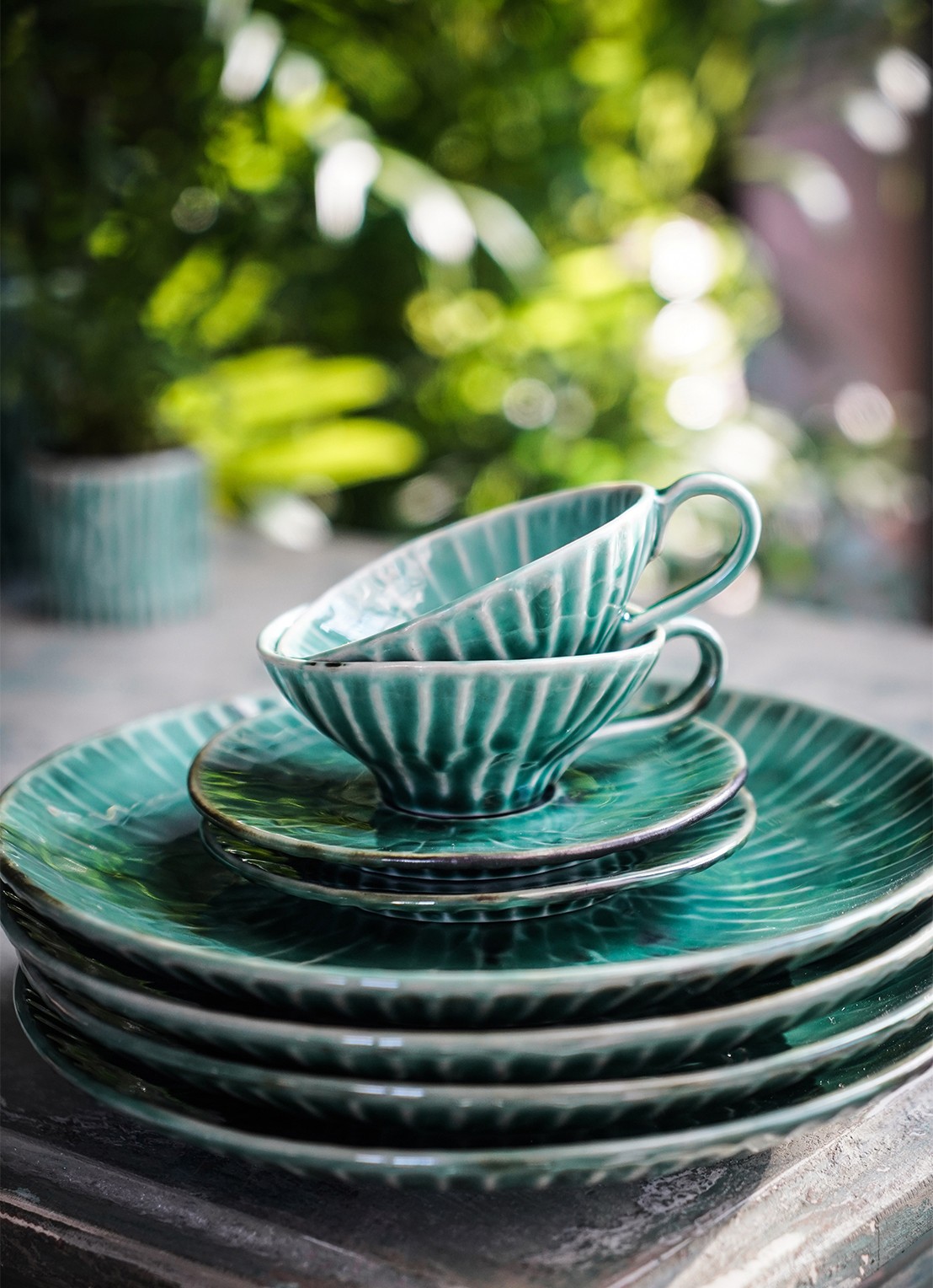 Serax Verde Lanza dinerbord 27 cm - detail 5 groen