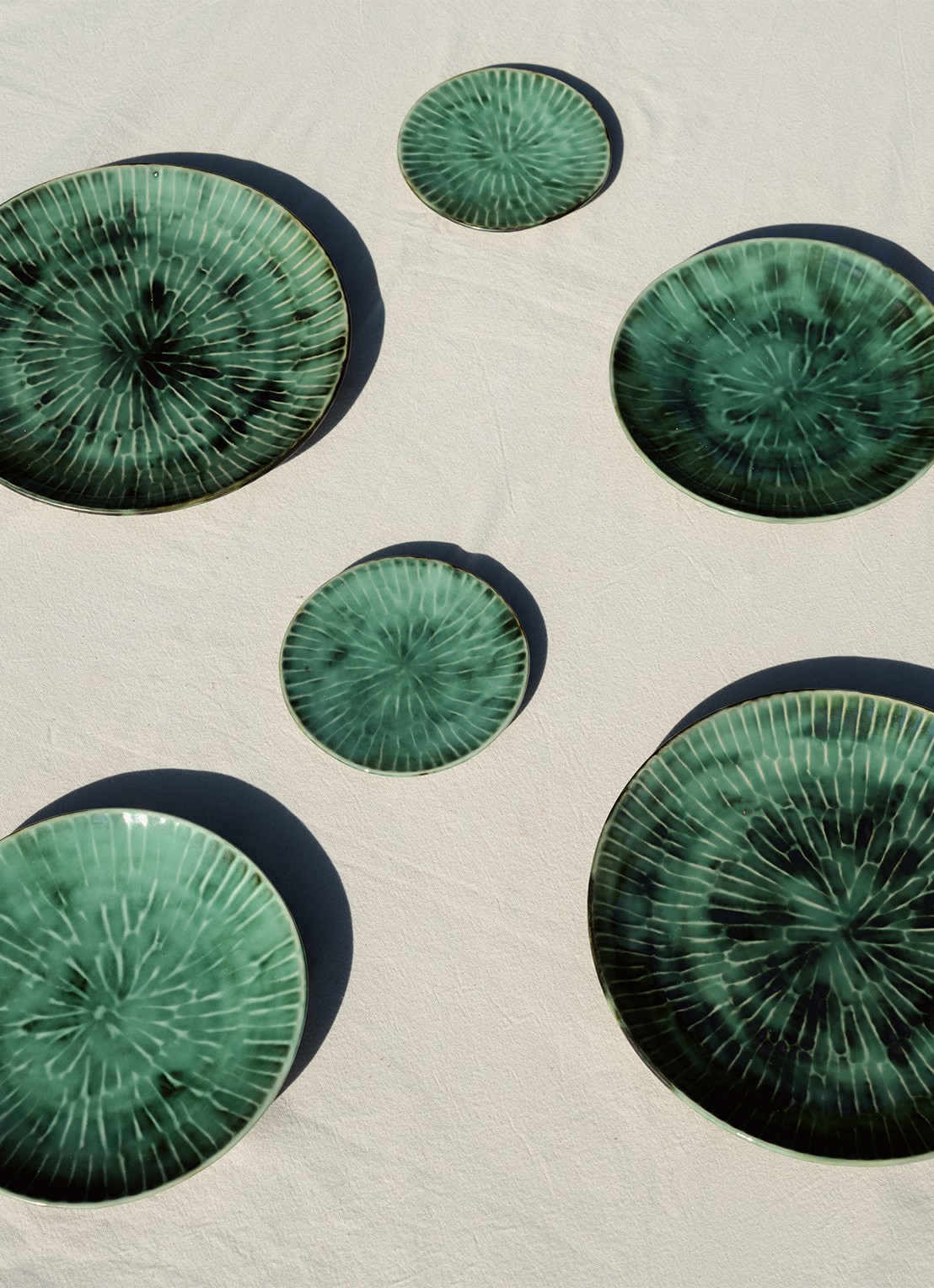 Serax Verde Lanza dinerbord 27 cm - voorkant 7 groen