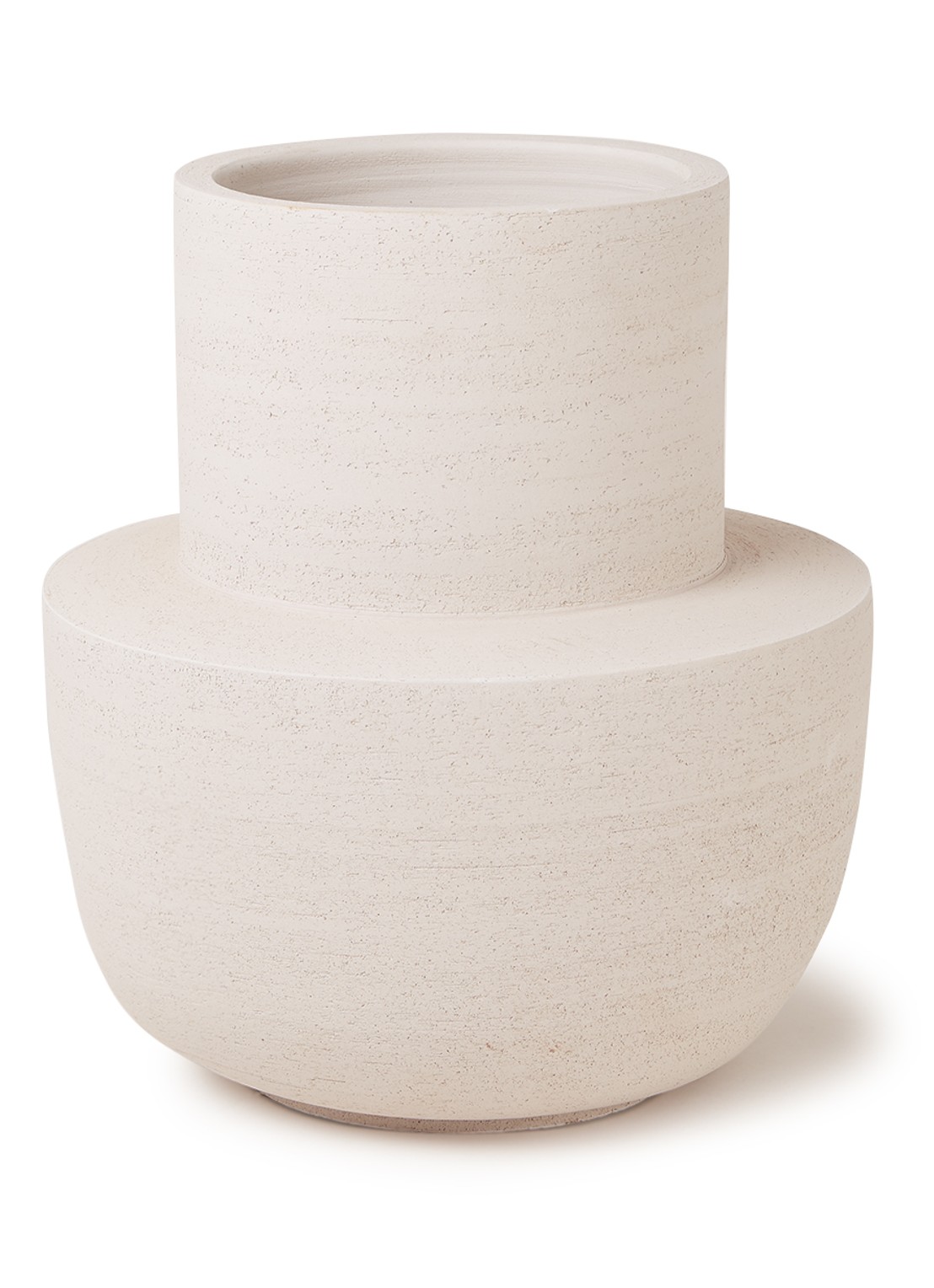 Serax Volumes vaas 30 cm - voorkant beige