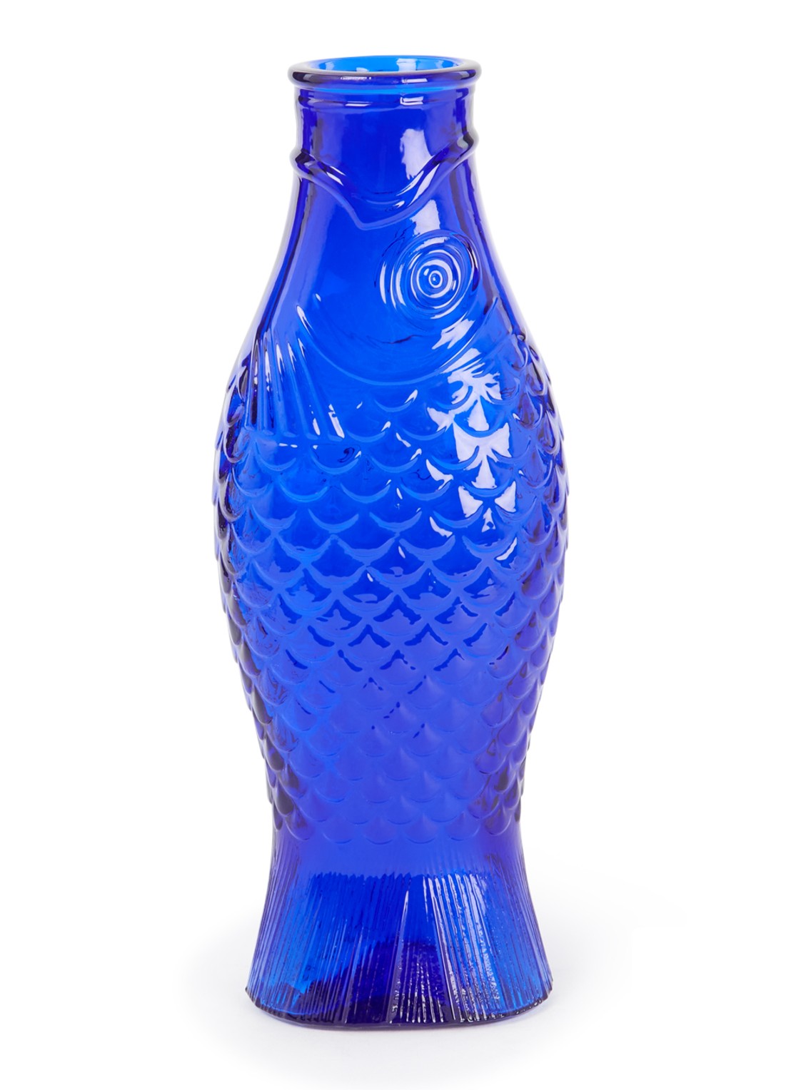 Serax Waterfles 1 liter - voorkant kobaltblauw
