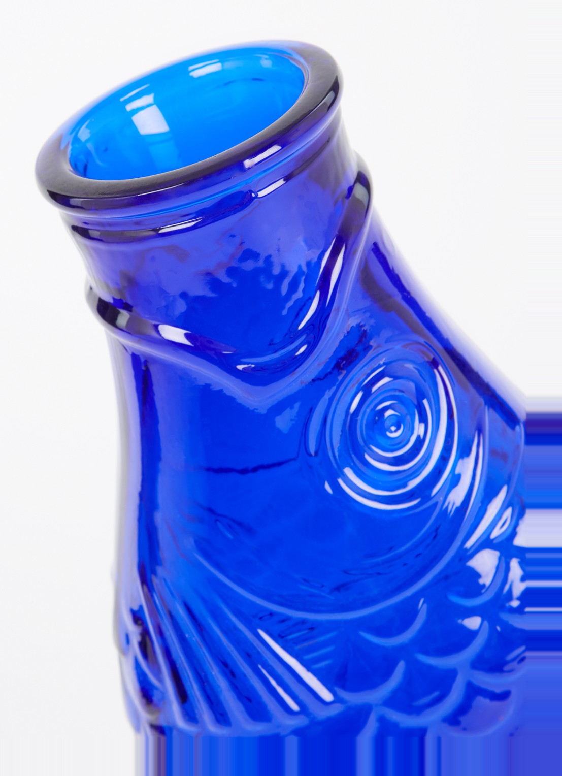 Serax Waterfles 1 liter - voorkant 2 kobaltblauw
