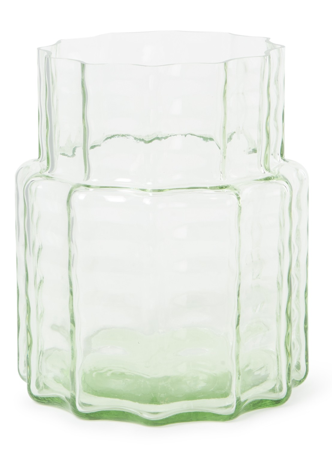 Serax Wave vaas 21 cm - voorkant groen