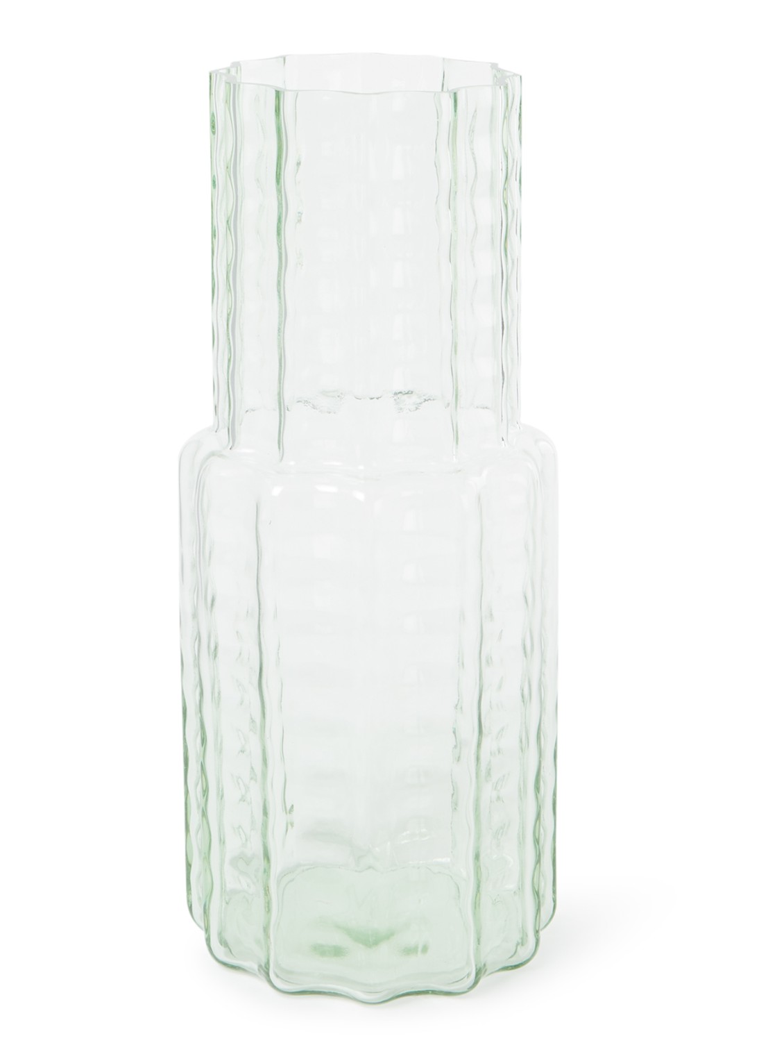 Serax Wave vaas 35 cm - voorkant lichtgroen