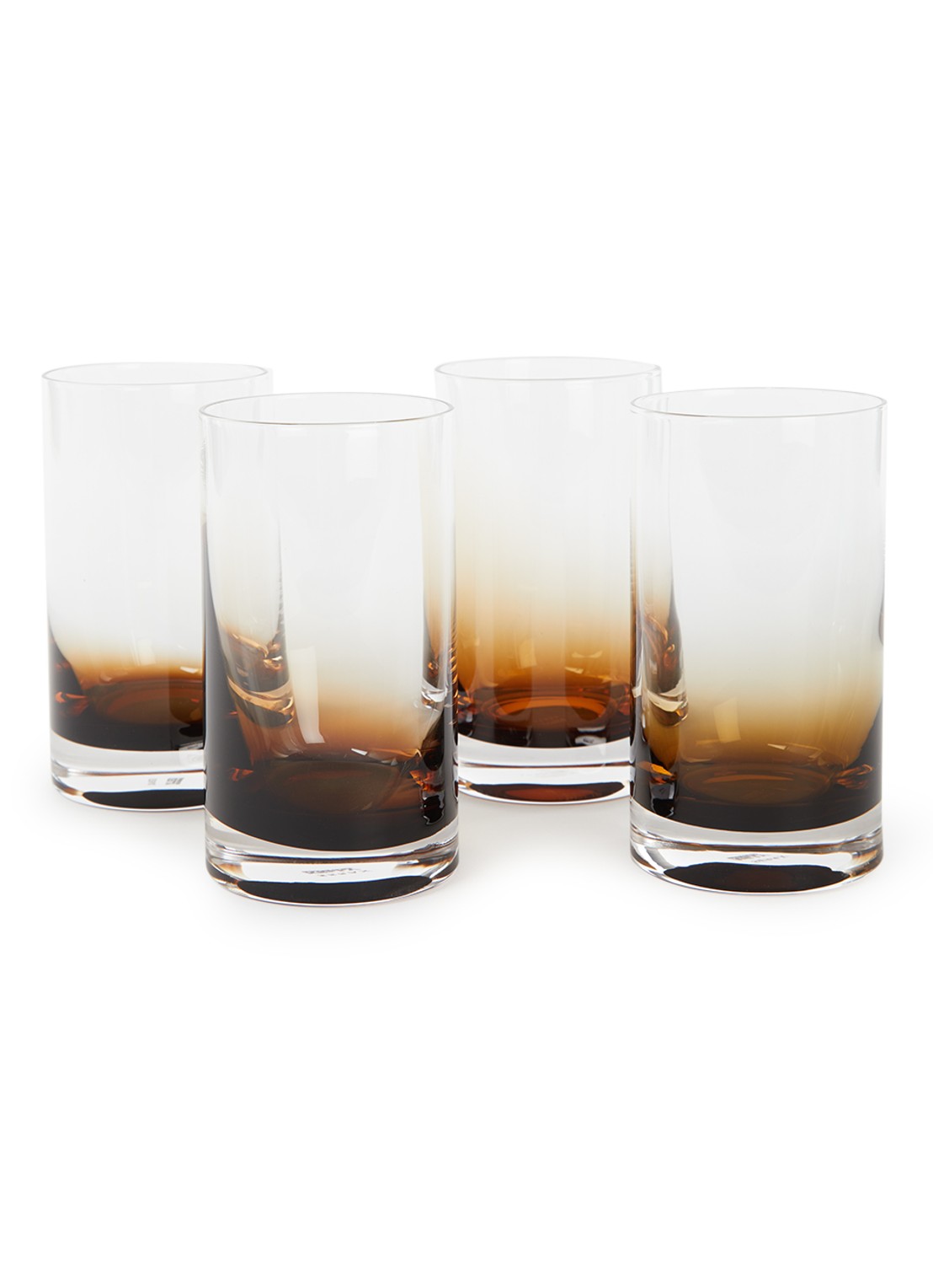 Serax Zuma drinkglas 15 cl set van 4 - voorkant bruin