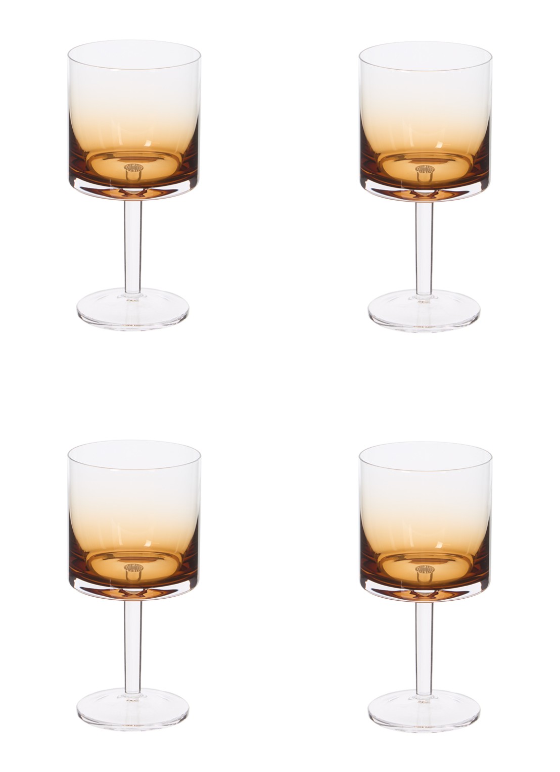Serax Zuma rode wijnglas 43 cl set van 4 - voorkant bruin