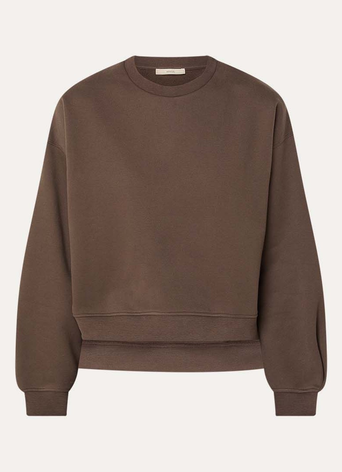Sessùn Inea sweater met ronde hals - voorkant 2 bruin