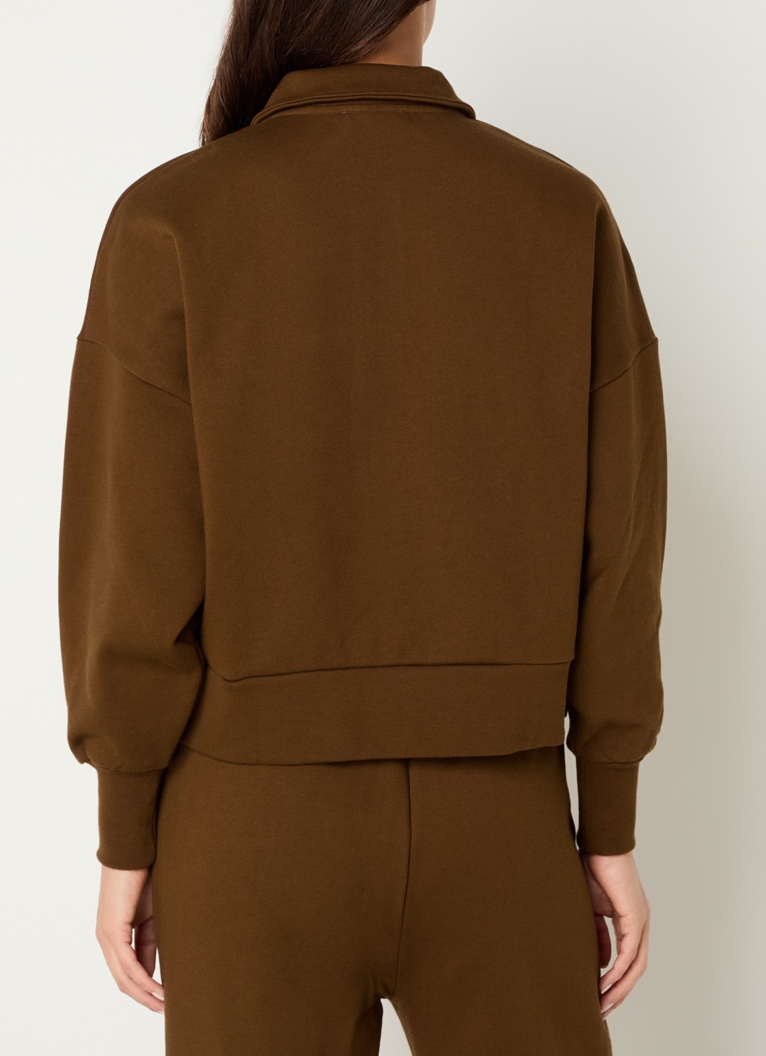 Sessùn Sweater met polokraag - achterkant 2 bruin