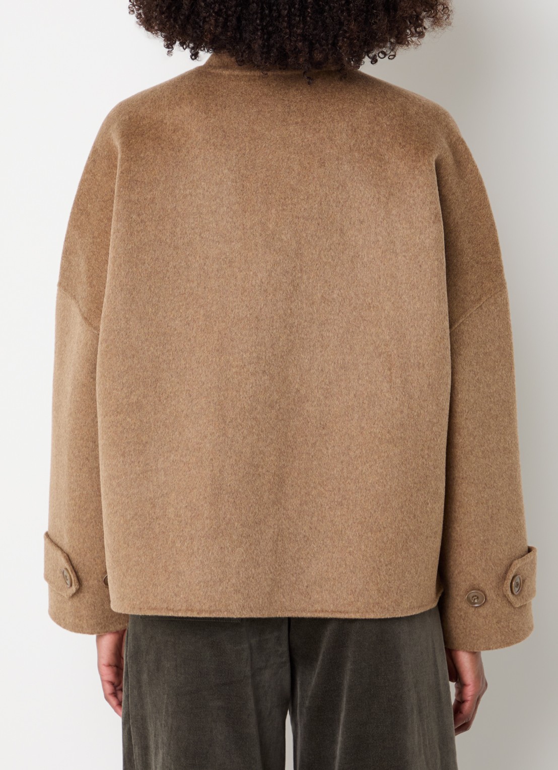 Sessùn Yalespring jack in wolblend - achterkant camel
