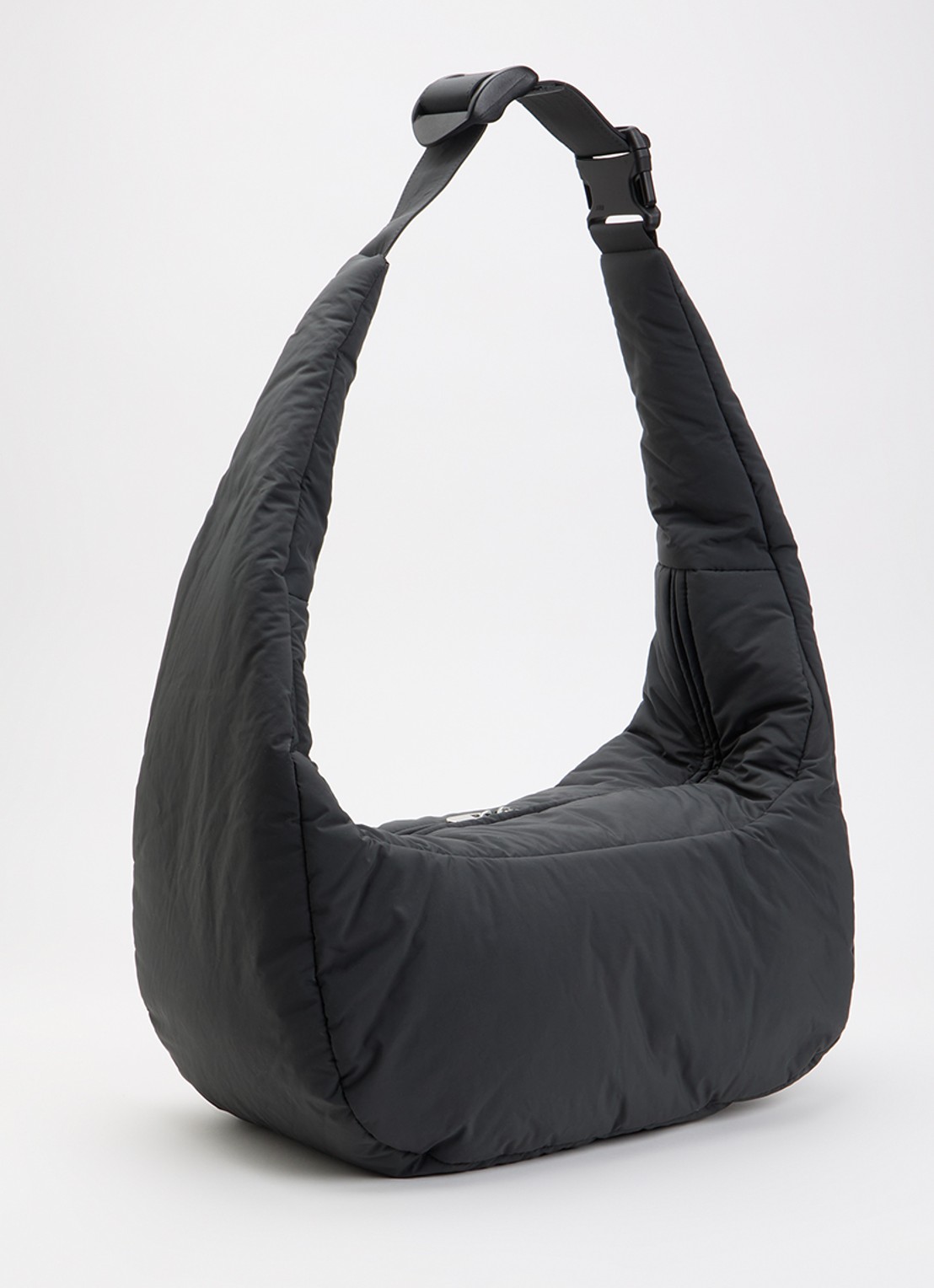 Seventh Lunar gewatteerde crossbodytas met verstelbare schouderriem - achterkant antraciet