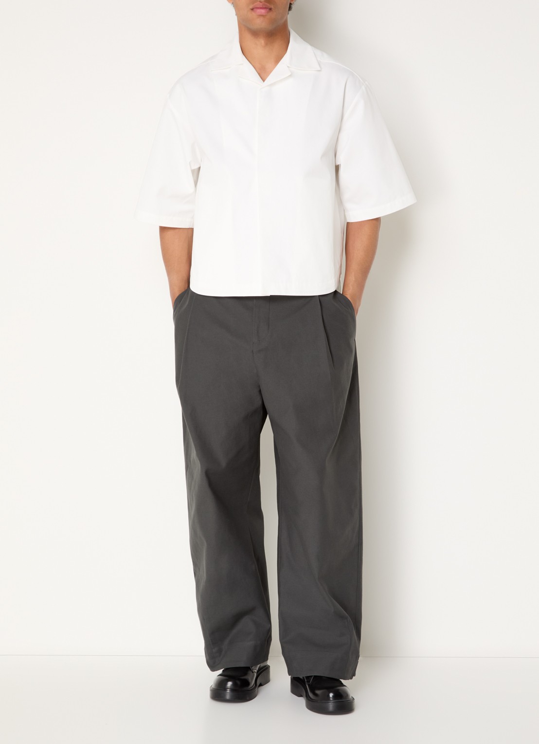 Seventh Regular fit overhemd - voorkant 2 gebroken wit