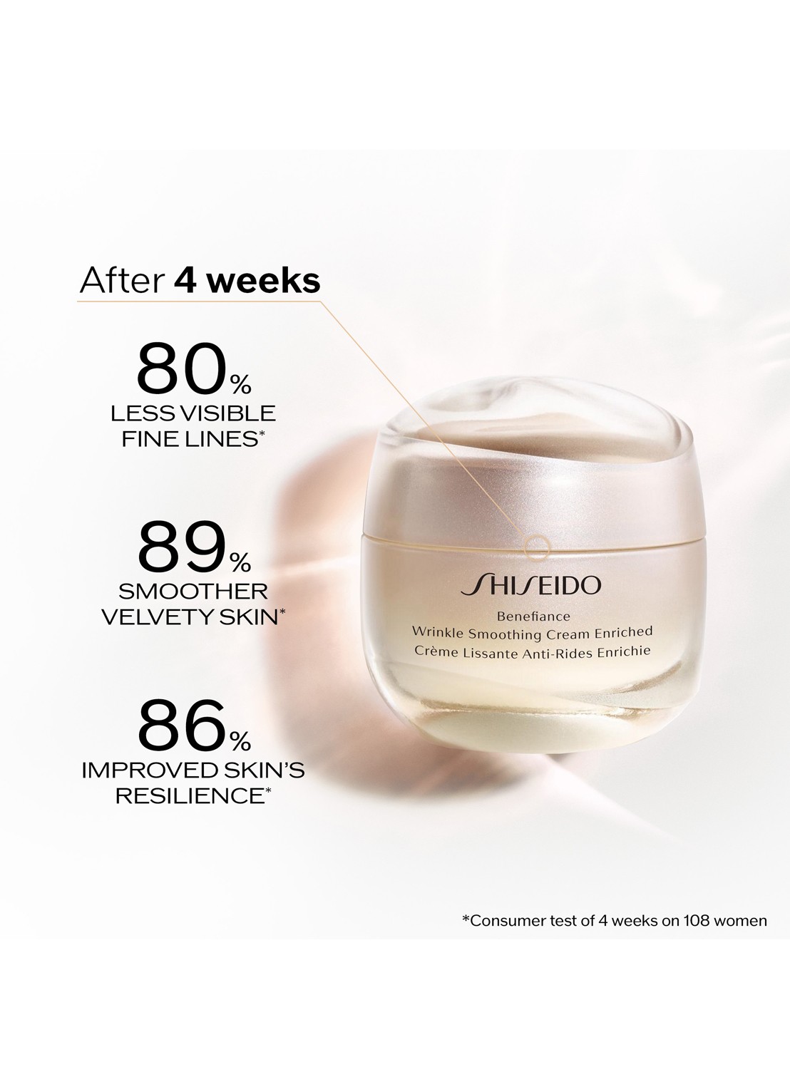 Shiseido Benefiance Wrinkle Smoothing Cream Enriched - anti-rimpel crème - detail 2 undefined