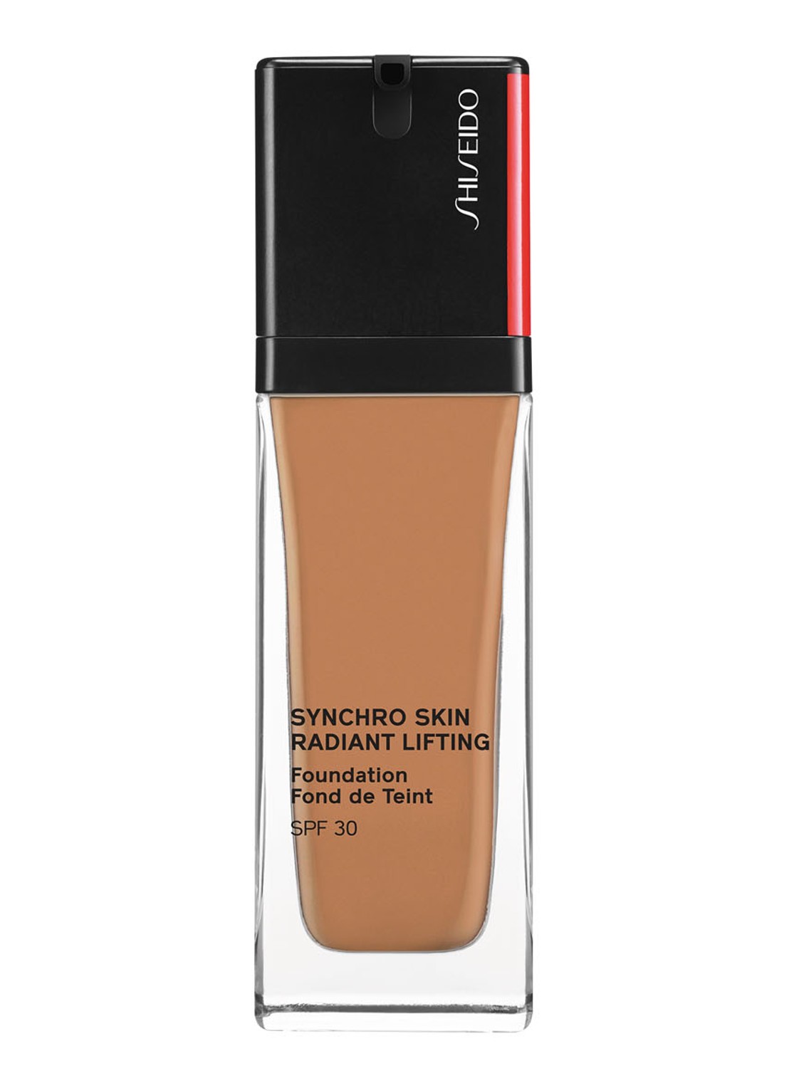 Shiseido Synchro Skin Radiant Lifting - vloeibare foundation - voorkant 410 sunstone