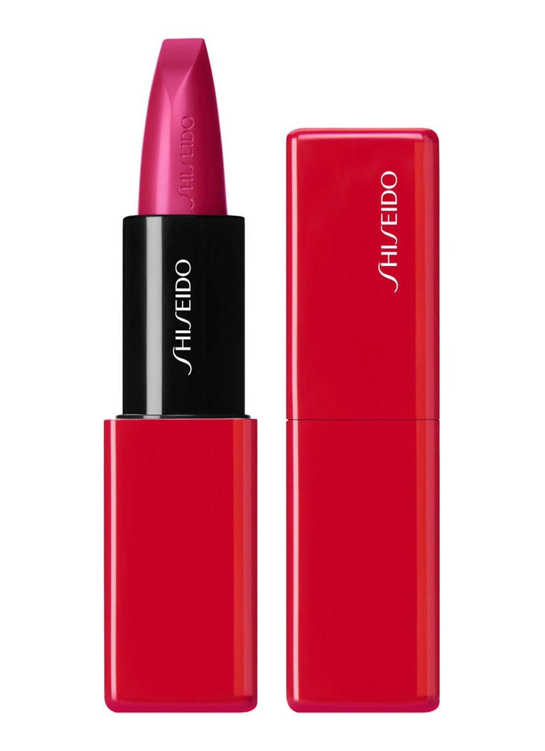 Shiseido Technosatin Gel Lipstick - voorkant 6 fuchsia flux 422
