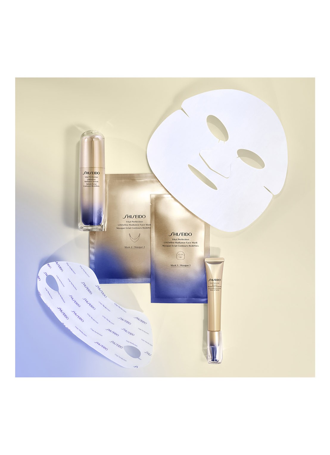 Shiseido Vital Perfection LiftDefine Radiance Face Mask - gezichtsmasker 6 sets - detail 5 undefined