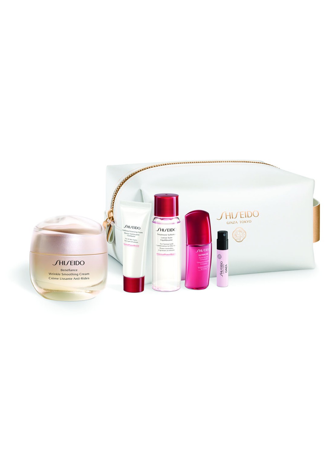 Shiseido Wrinkle Smoothing Cream Pouch Set - Limited Edition verzorgingsset - voorkant undefined