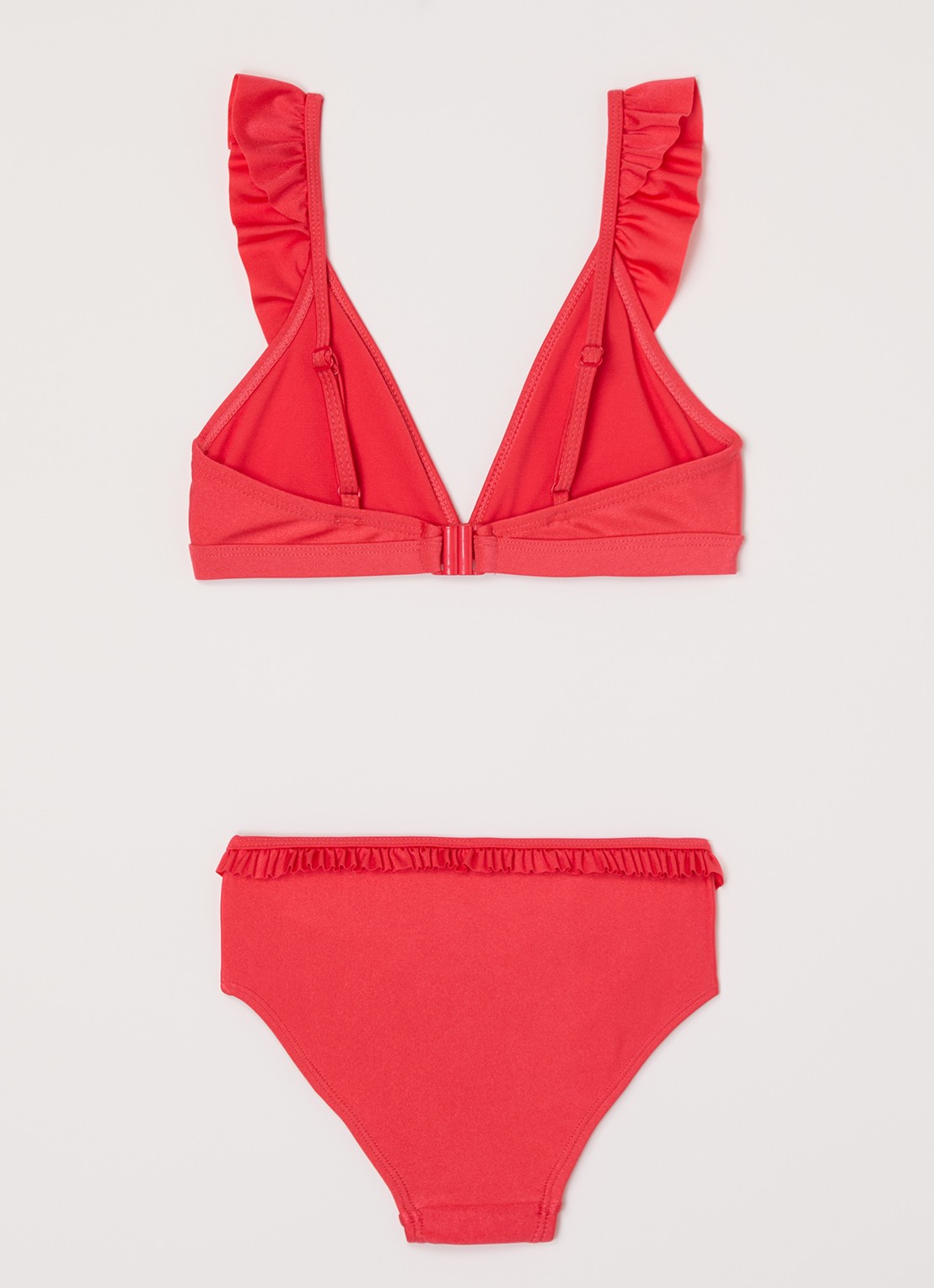 Shiwi Bella bikiniset met ruches - voorkant 2 rood