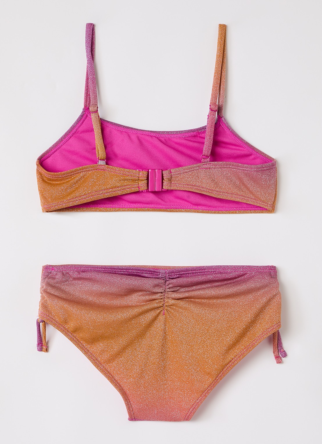 Shiwi Liv bikiniset met lurex - voorkant 2 donkerroze