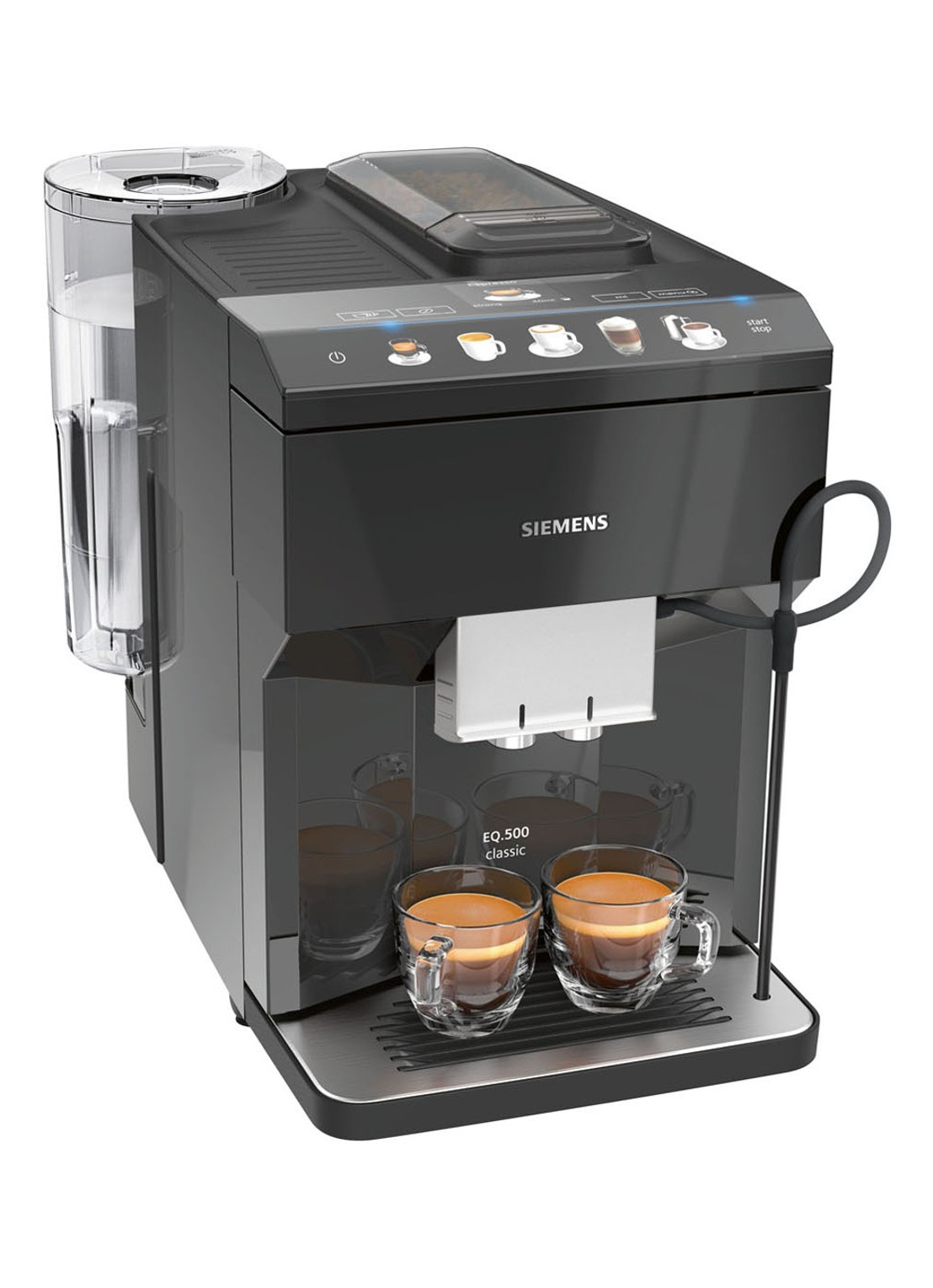 Siemens EQ. 500 espressomachine TP503R09 - voorkant 5 zwart