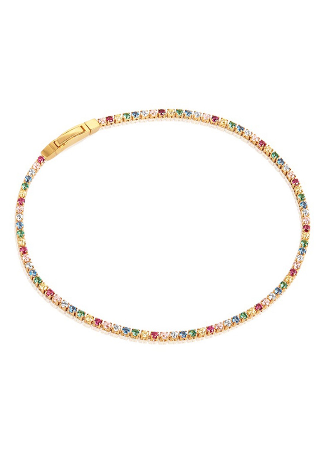 Sif Jakobs Ellera armband verguld  - voorkant multicolor