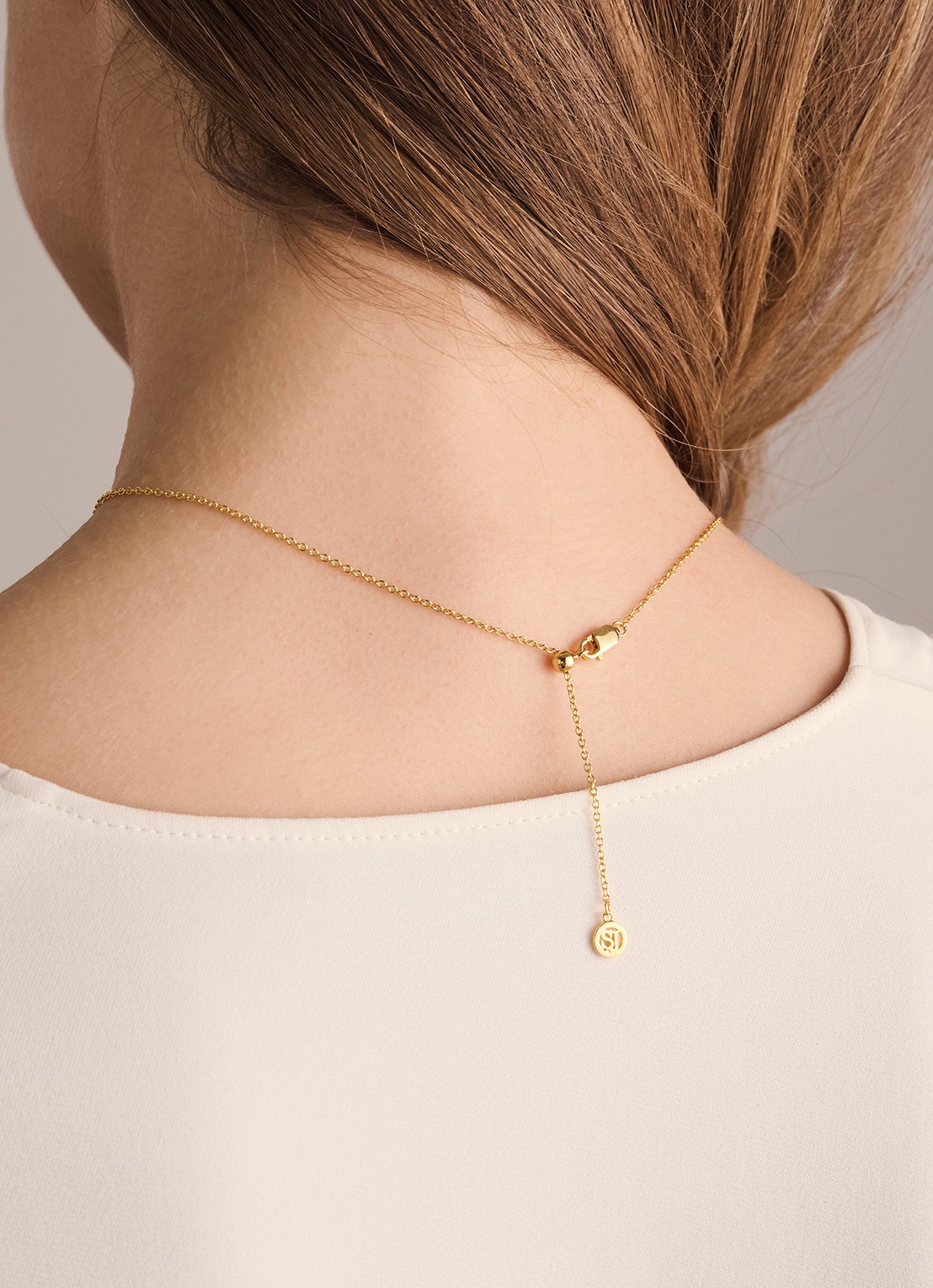 Sif Jakobs Ellera ketting verguld  - detail 3 goud