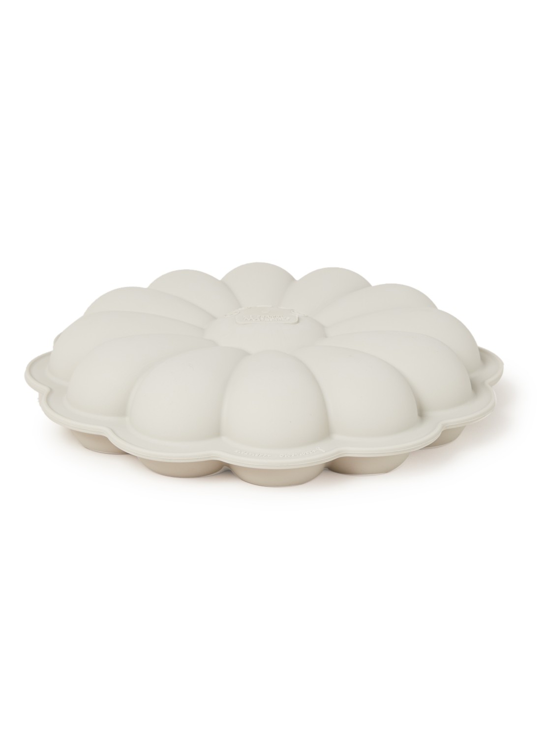 Silikomart Primavera bakvorm van siliconen 22 cm  - voorkant lichtgrijs