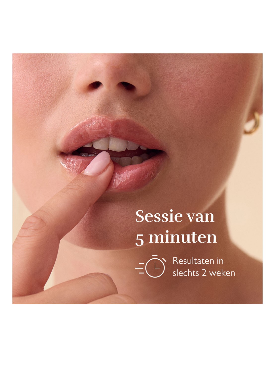 Silk'n LumiLips LED Mask - lichttherapie lipmasker - detail 5 wit