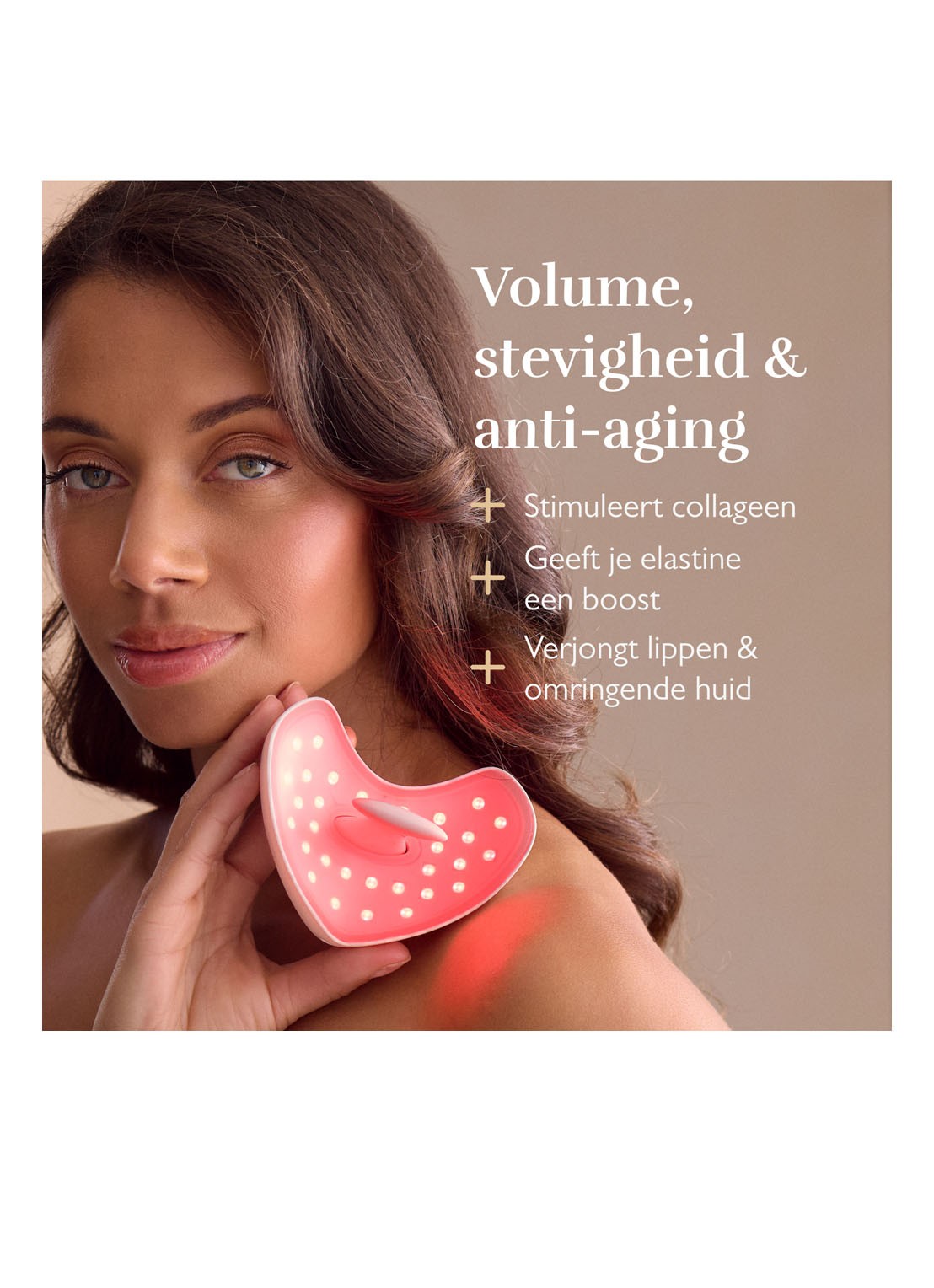 Silk'n LumiLips LED Mask - lichttherapie lipmasker - detail 6 wit
