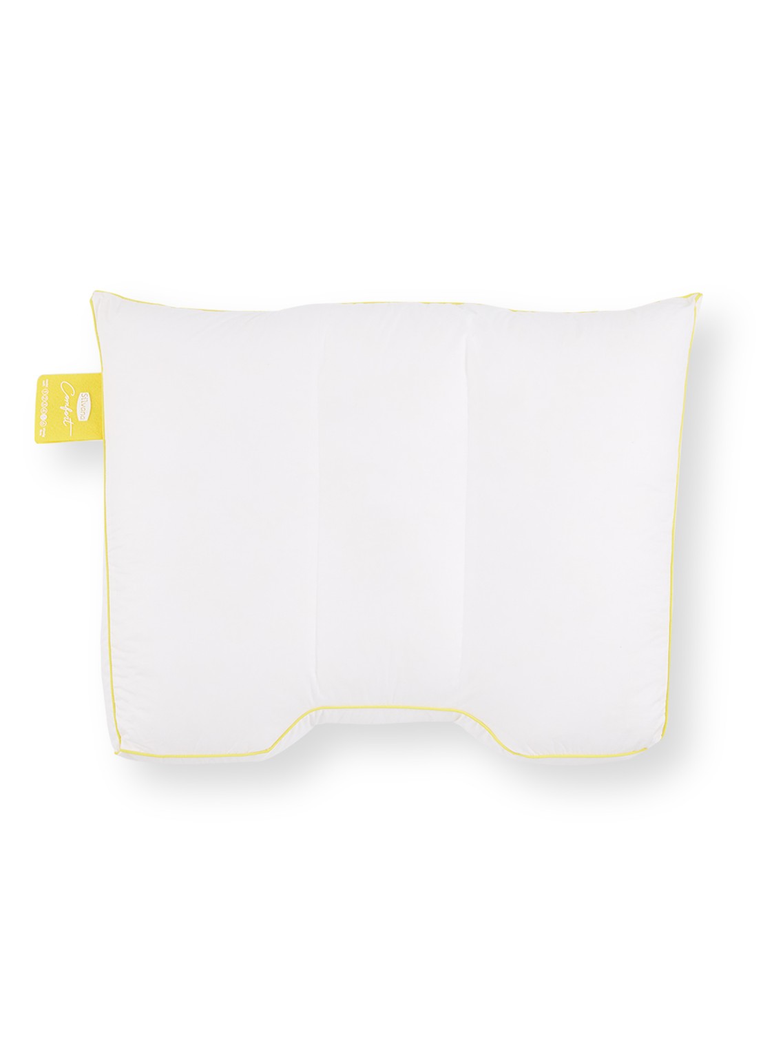 Silvana Comfort stevig 5 hoofdkussen 60 x 70 cm - voorkant geel