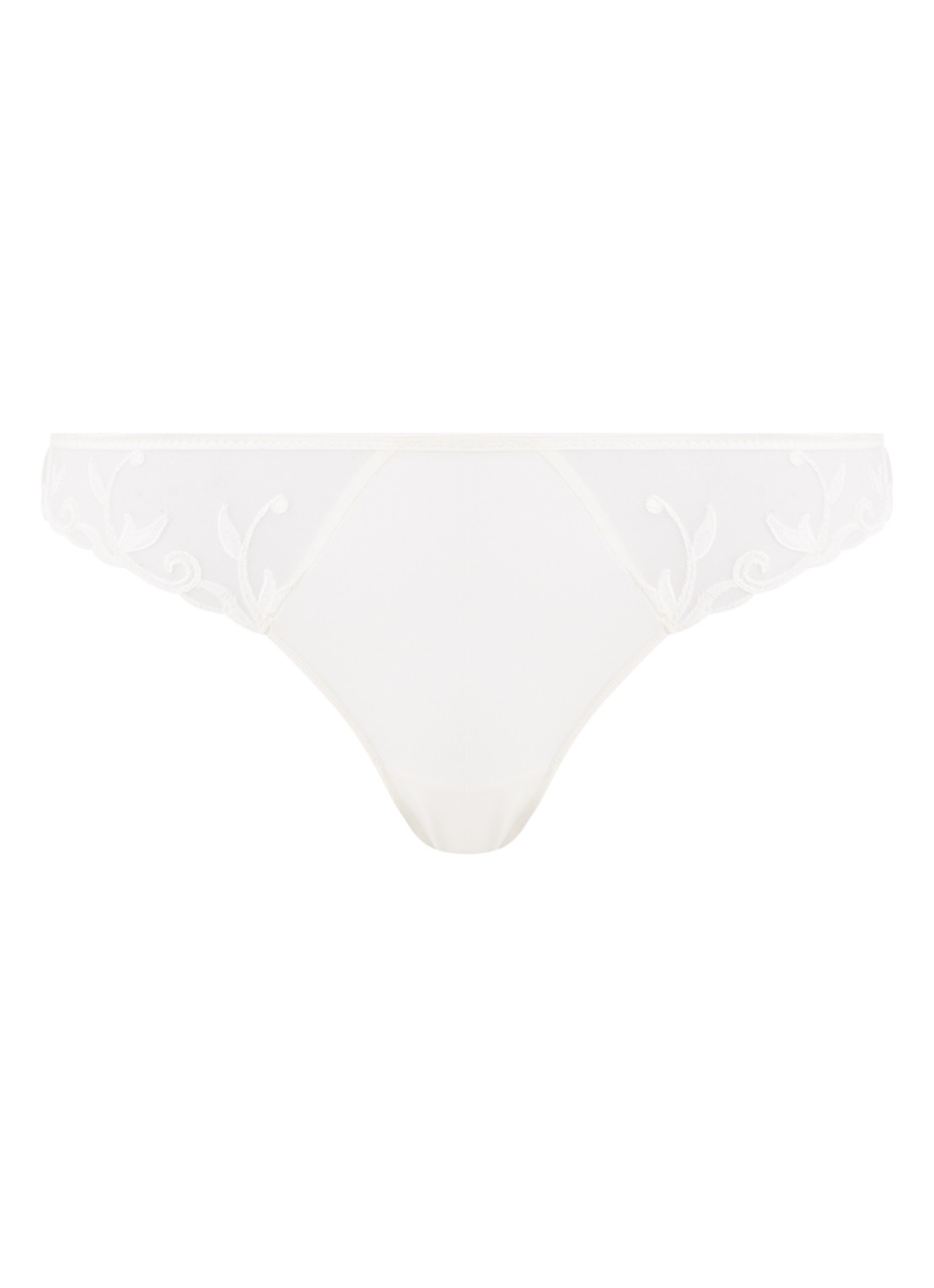 Simone Pérèle Andora string met kant - voorkant 2 gebroken wit