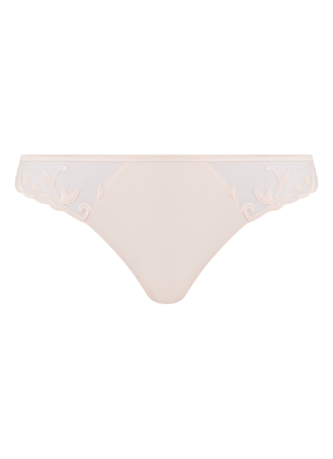 Simone Pérèle Andora string met kant - voorkant 2 lichtroze