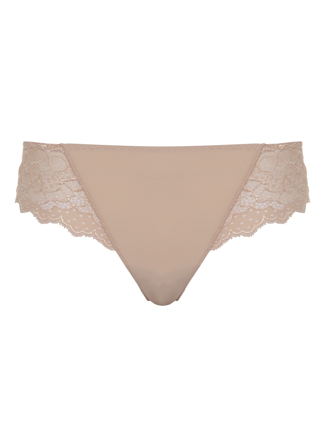 Simone Pérèle Caresse string - voorkant 3 zand