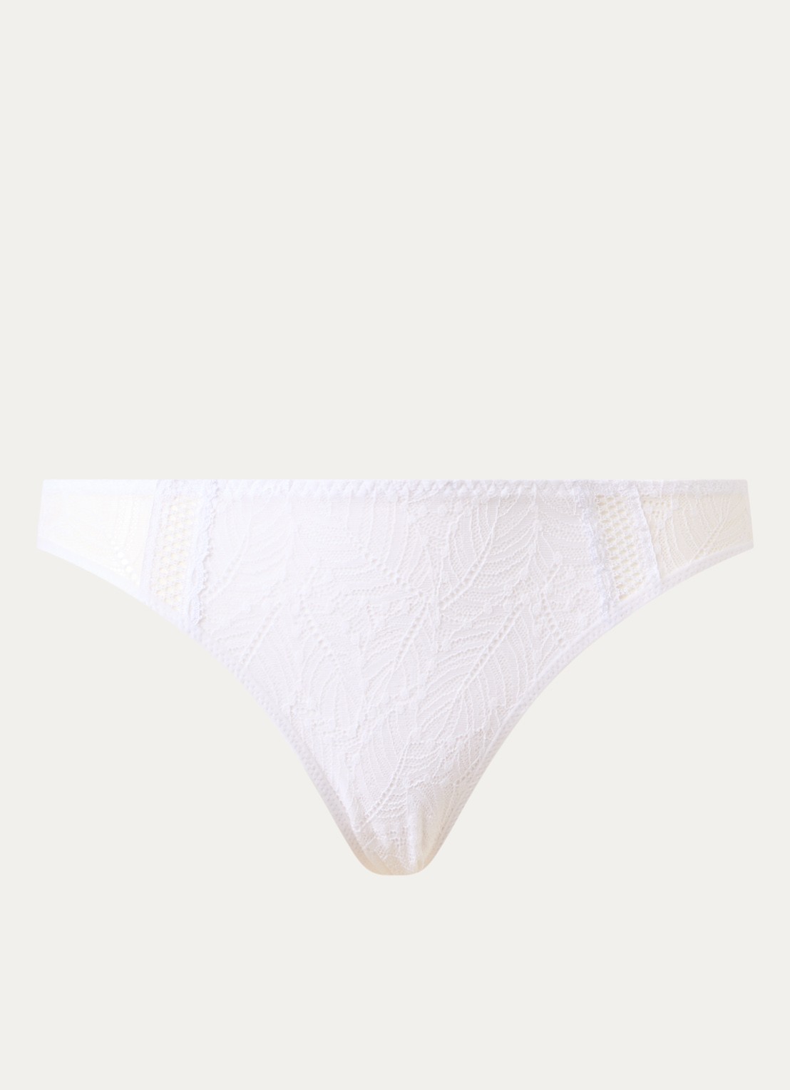 Simone Pérèle Comete slip van kant - voorkant 4 wit