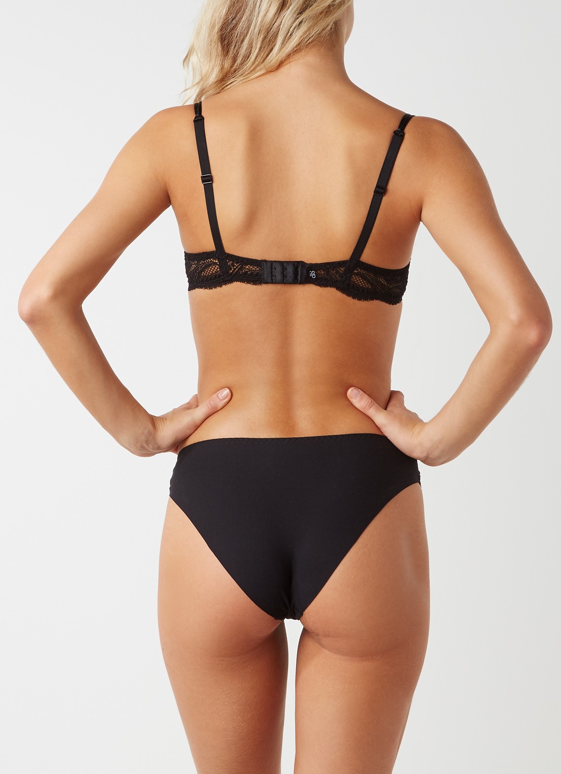 Simone Pérèle Eden push-up bh  - achterkant zwart