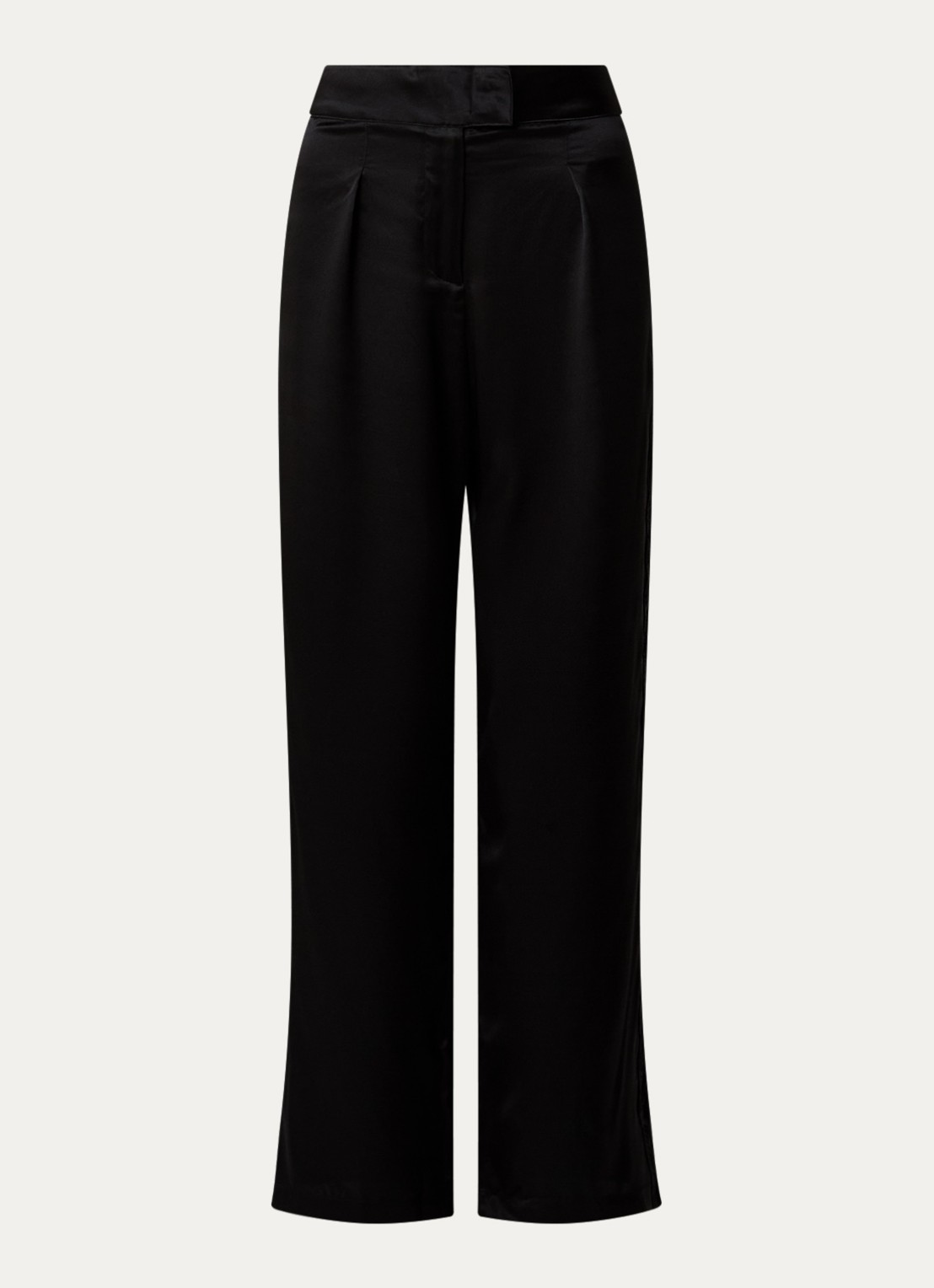 Simone Pérèle Love Me pyjamabroek van zijde - voorkant 3 zwart