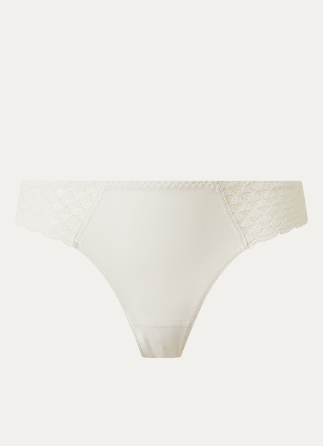 Simone Pérèle Subtle slip met kant - voorkant naturel