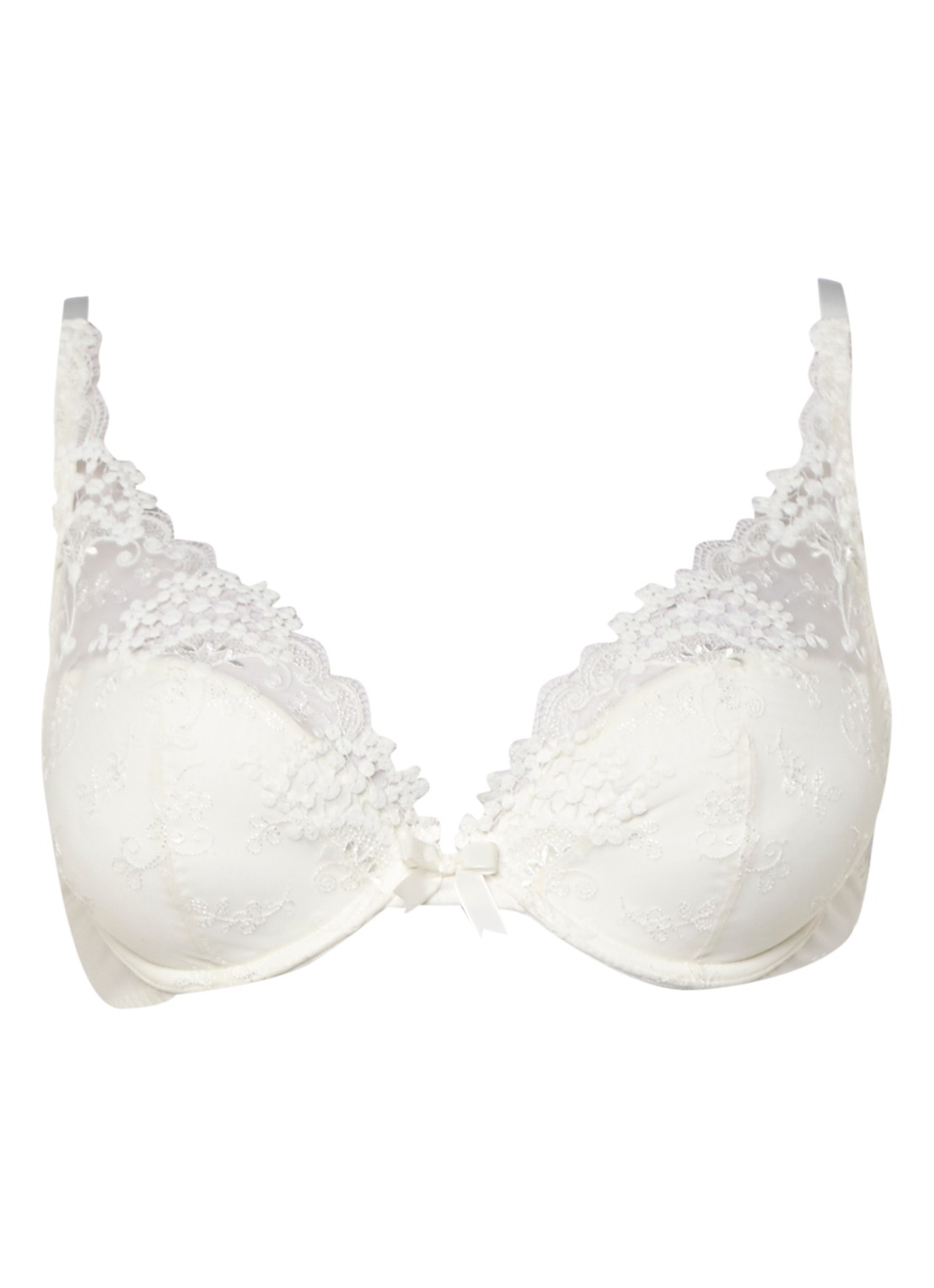Simone Pérèle Wish push-up bh met kant - voorkant 4 ivoor
