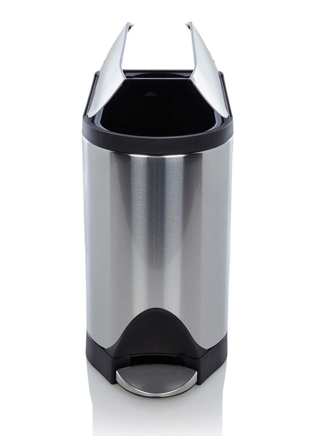 Simplehuman Butterfly pedaalemmer 10 liter - detail zilver
