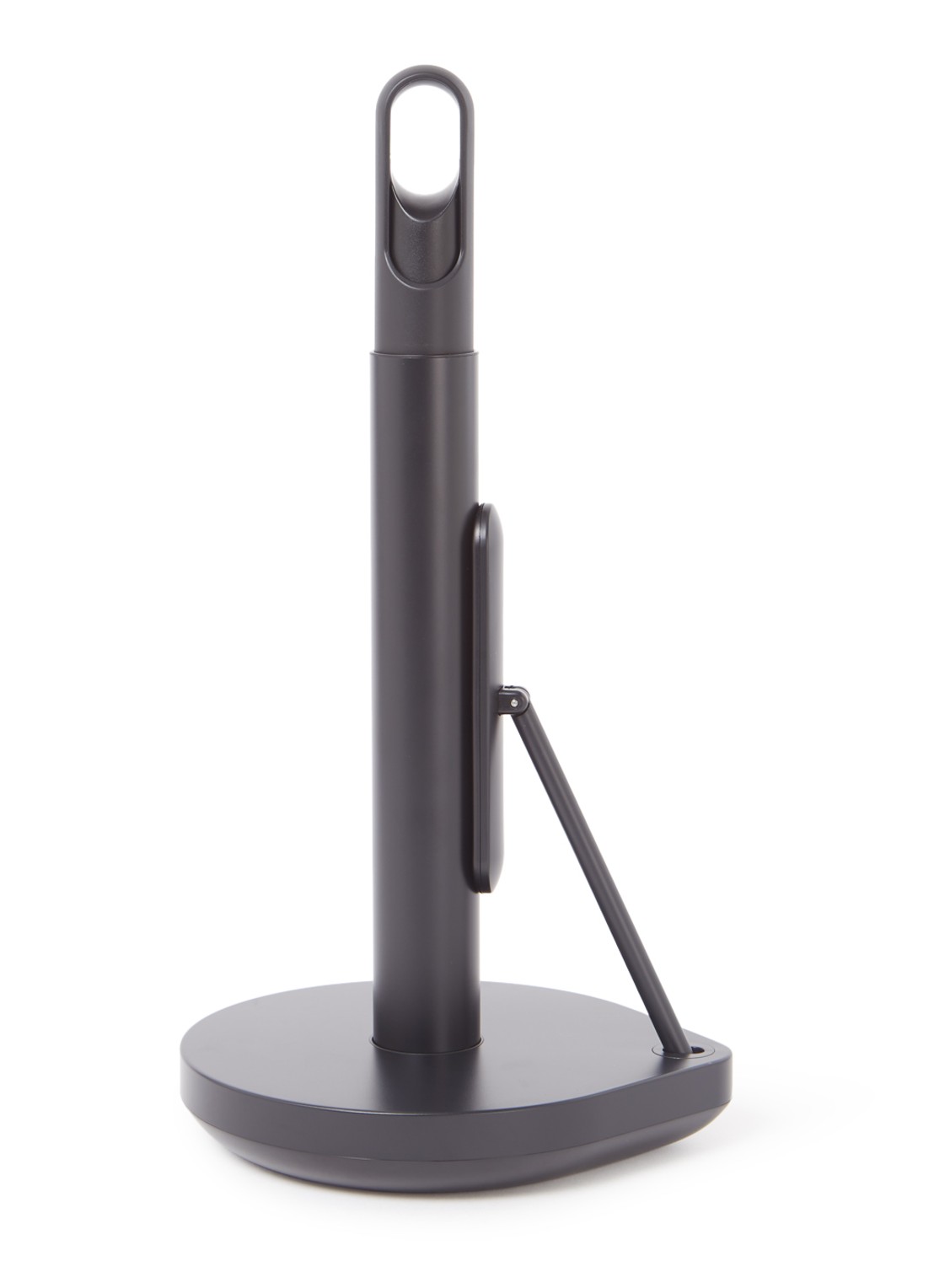 Simplehuman Keukenrolhouder met pomp 38 cm - voorkant zwart