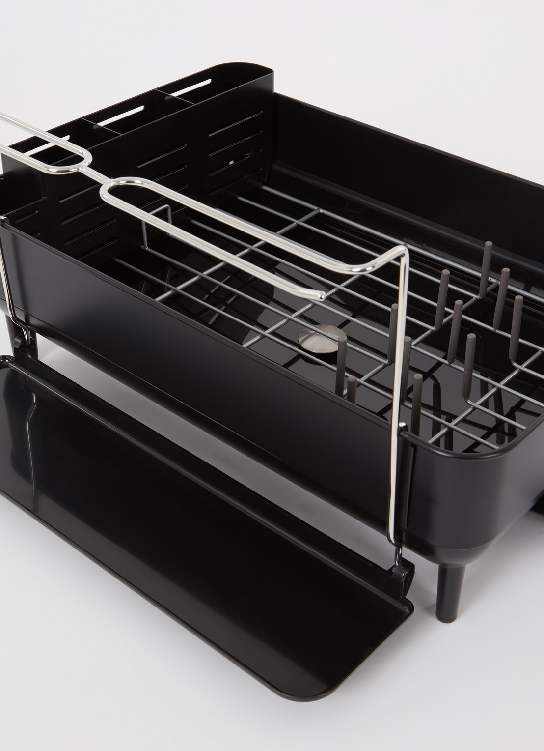 Simplehuman Standaard afdruiprek 56,6 x 51,4 cm - voorkant 2 zwart